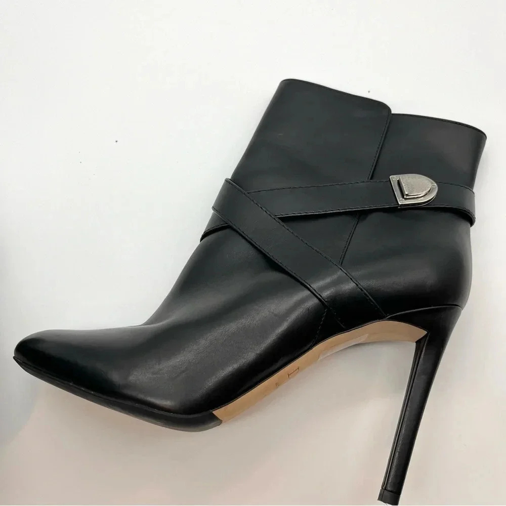 Christian Dior black heeled boots size EU 41 - Picture 2 of 12
